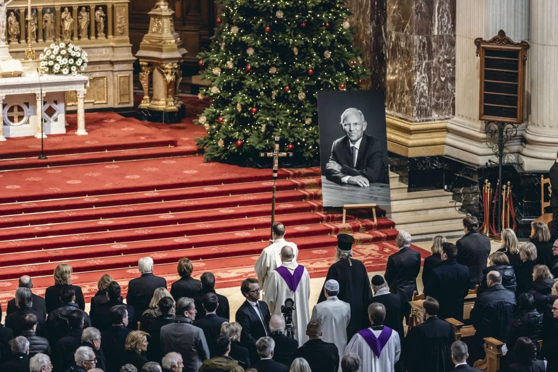 Gedenkgottesdienst für Wolfgang Schäuble im Berliner Dom / Memorial Service for Wolfgang Schäuble in the Berlin Cathedral