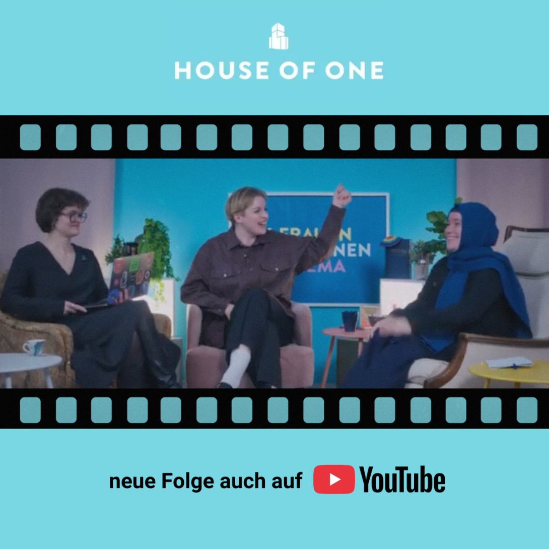 Keyvisual zur Folge 105 des Podcasts 331: KI und Religion