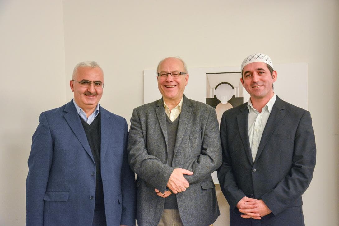 v.l.n.r. Süleyman Bag, Klaus Mertes, Osman Örs