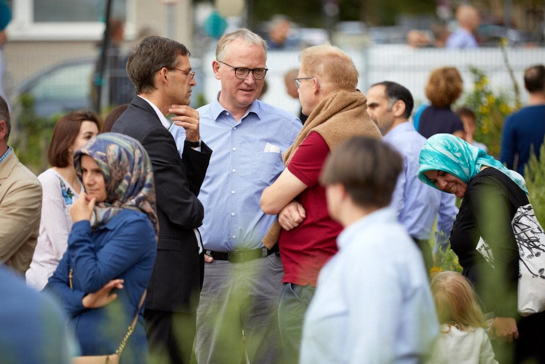 Klaus Mindrup (SPD), Bezirksbürgermeister Ephraim Gothe, Roland Stolte