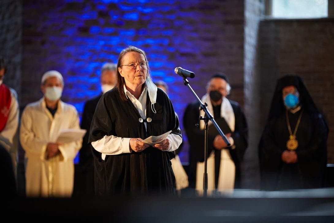 Petra Beate Schildbach von der Sufi-Bewegung Imam Maged Ibrahim (Arresalah Moschee)