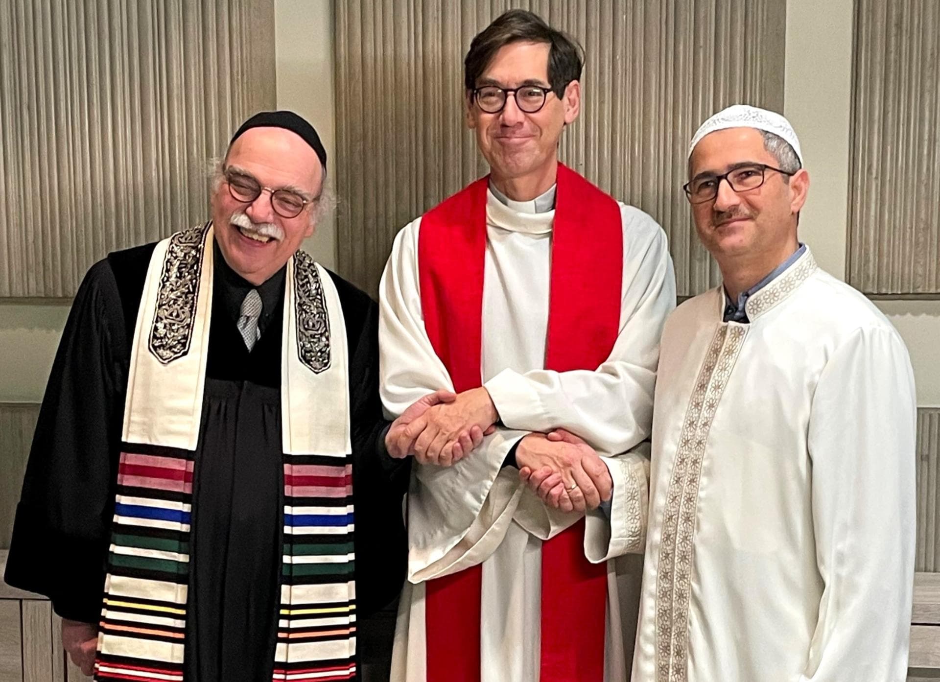 Rabbiner Andreas Nachama, Pfarrer Gregor Hohberg und Imam Kadir Sanci